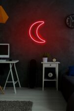 Ay Dekoratif Neon Aydınlatma