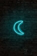Ay Dekoratif Neon Led Aydınlatma