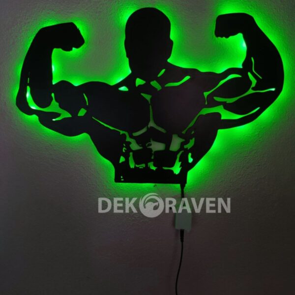 Fitness-gym Led Işıklı Tablo