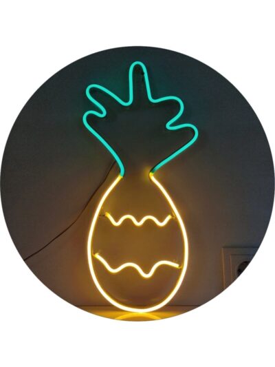 Neon Led Dekoratif Ananas Figürü