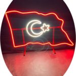 Neon Led Türk Bayrağı Figürü
