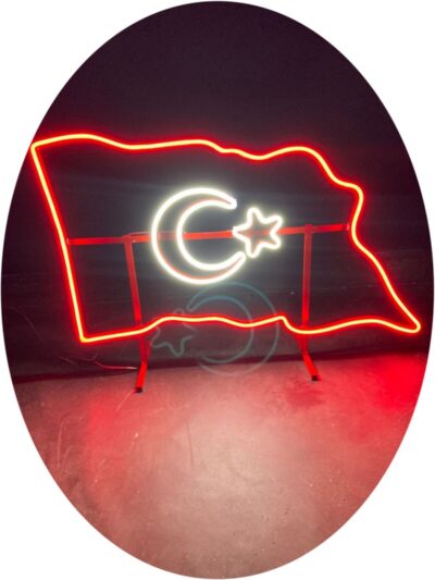 Neon Led Türk Bayrağı Figürü