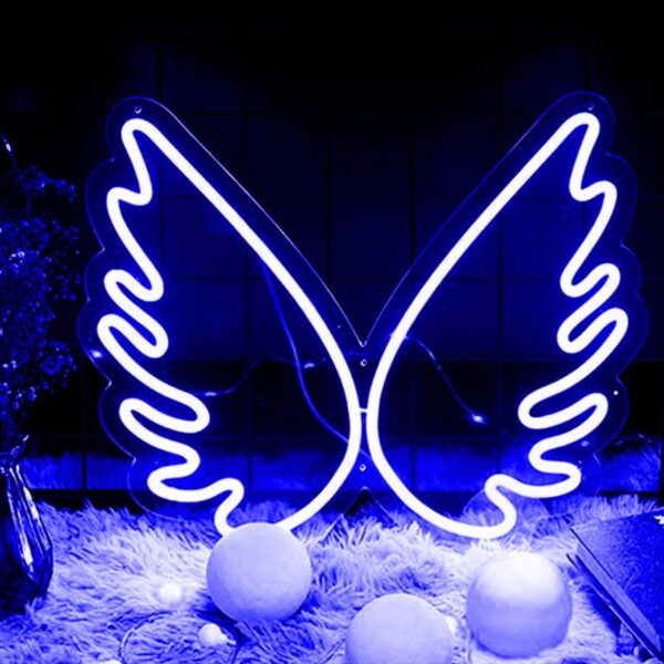 Melek Kanadı Neon Led Tablo