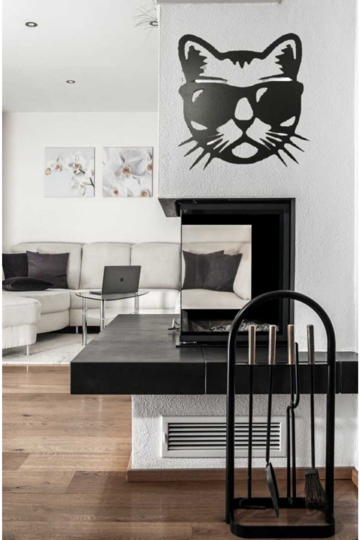 0_org_zoom Kedi Dekoratif Tablo - Görsel 1