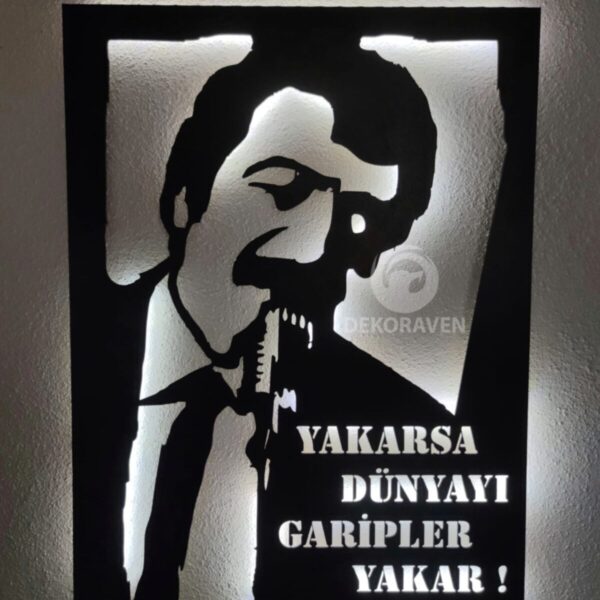 Müslüm Gürses Led Işıklı Tablo