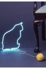 Neon Led Aydınlatma Catz3 Gece Lambası Parti Süsü Işıklı Duvar Dekor