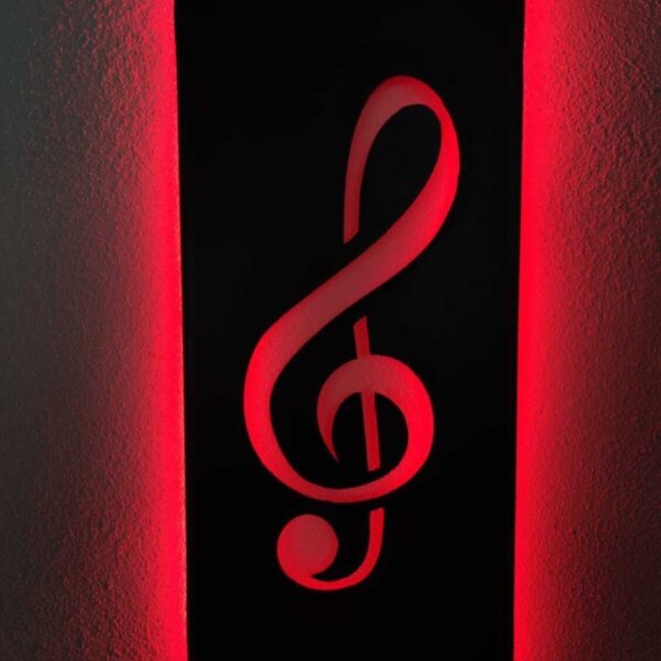 Sol Anahtar Led Işıklı Tablo