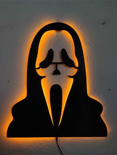 Scream Çığlık Led Işıklı Tablo