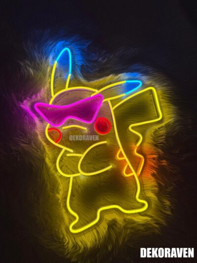 Pikachu Neon Tabela Dekoratif Aydınlatma