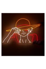 One Piece Luffy Neon Tabela Dekoratif Aydınlatma