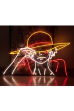 One Piece Luffy Neon Tabela Dekoratif Aydınlatma - Görsel 2