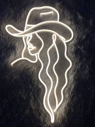 Woman kadın neon led