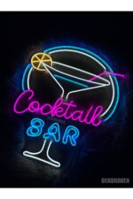 Cocktail Bar Neon Tabela Dekoratif Aydınlatma - Görsel 2