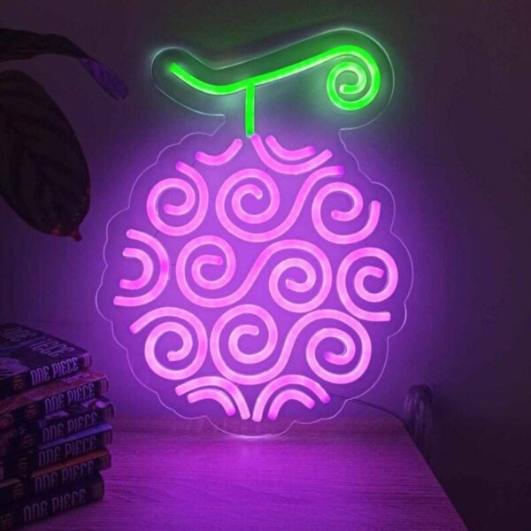 One Piece Şeytan Meyvesi Neon Tabela Dekoratif Aydınlatma