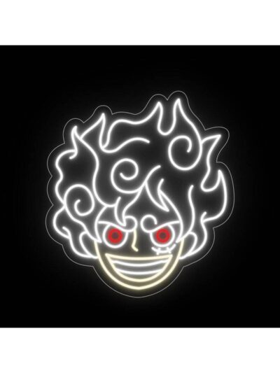 One Piece Gear 5 Luffy Neon Tabela Dekoratif Aydınlatma