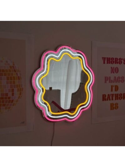 Neon led ışıklı pleksi ayna
