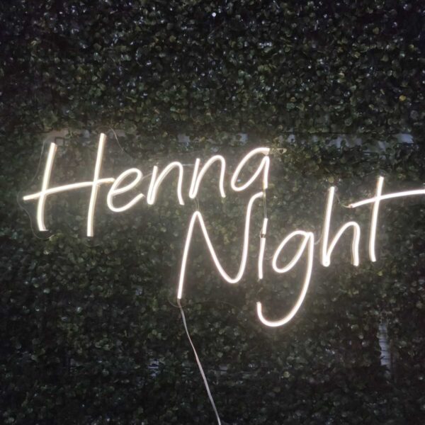 Henna Night Kına Gecesi Neon led tabela(70x35cm)
