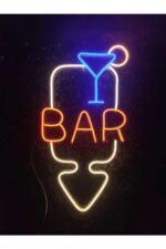 Bar Kadeh Neon yazı Led Tabela Dekoratif Aydınlatma(60x30cm)