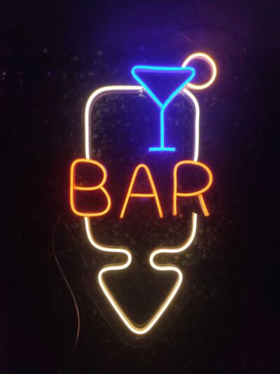 Bar Kadeh Neon yazı Led Tabela Dekoratif Aydınlatma(60x30cm)