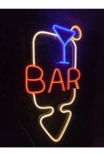 Bar Kadeh Neon yazı Led Tabela Dekoratif Aydınlatma(60x30cm) - Görsel 2
