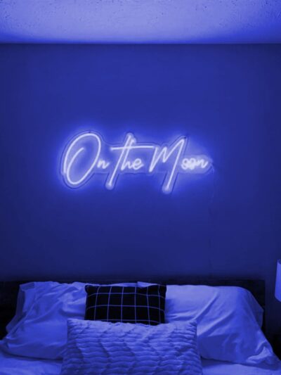 On The Moon yzı neon led tabela(70x40cm)