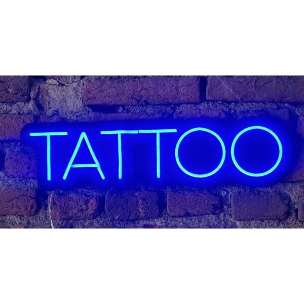 tattoo neon led duvar aydınlatması