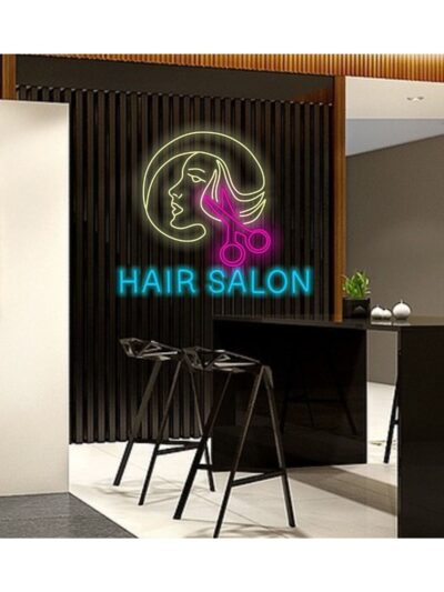 Hair salon neon led