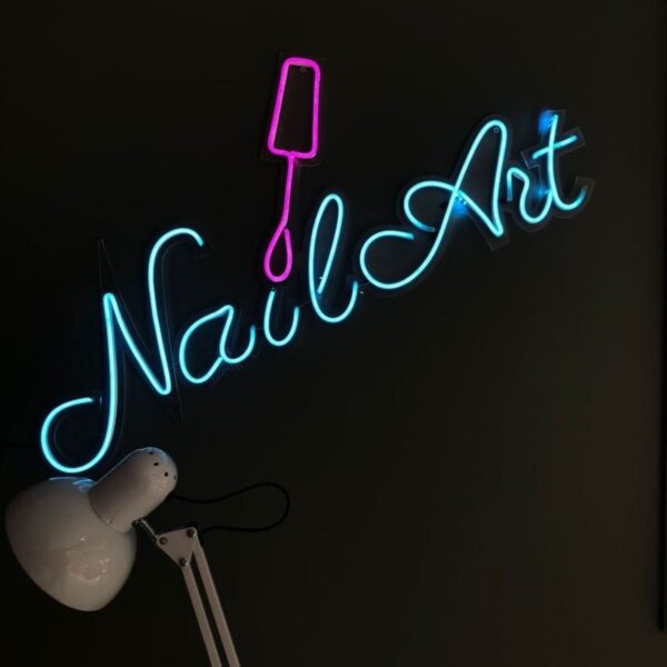 Nail art neon led