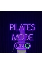 Pilates mod on neon led