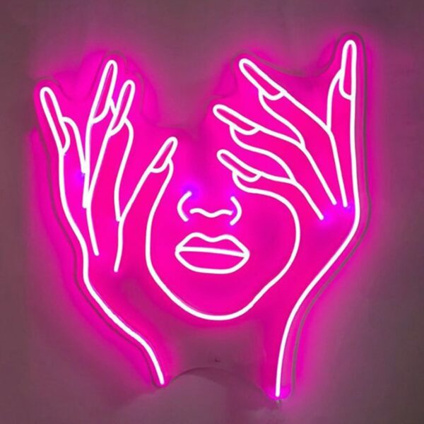 El ve Tırnaklar Neon Tabela Dekoratif Aydınlatma - Nail Studio