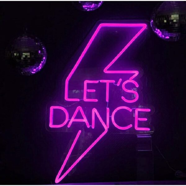 Lets Dance Dekoratif Aydınlatma Ve Neon Led Tabela ( 50x30cm)
