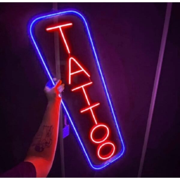 Tattoo-dövme Iç Ve Dış Mekan Tabela Dekoratif Aydınlatma