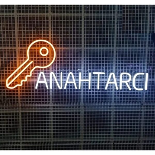 Anahtarcı Iç-dış Mekan Tabela Neon Led Dekoratif Aydınlatma(80x35cm)