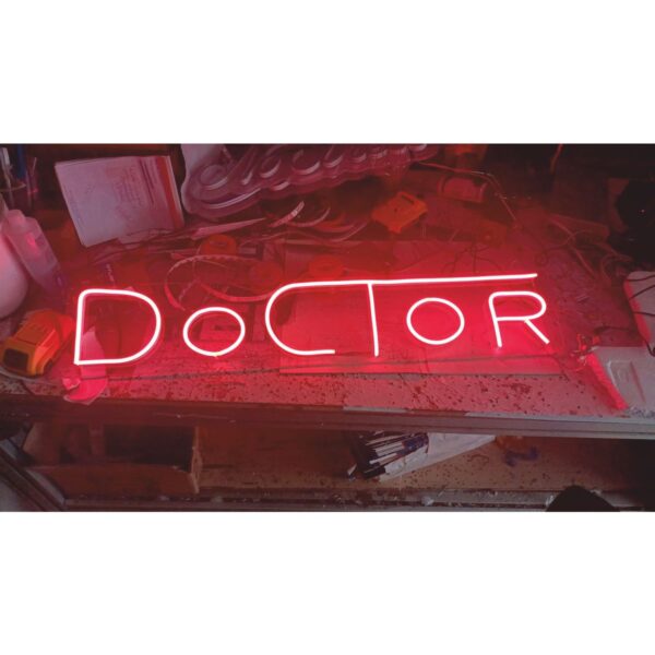 Doctor Yazılı Neon Led
