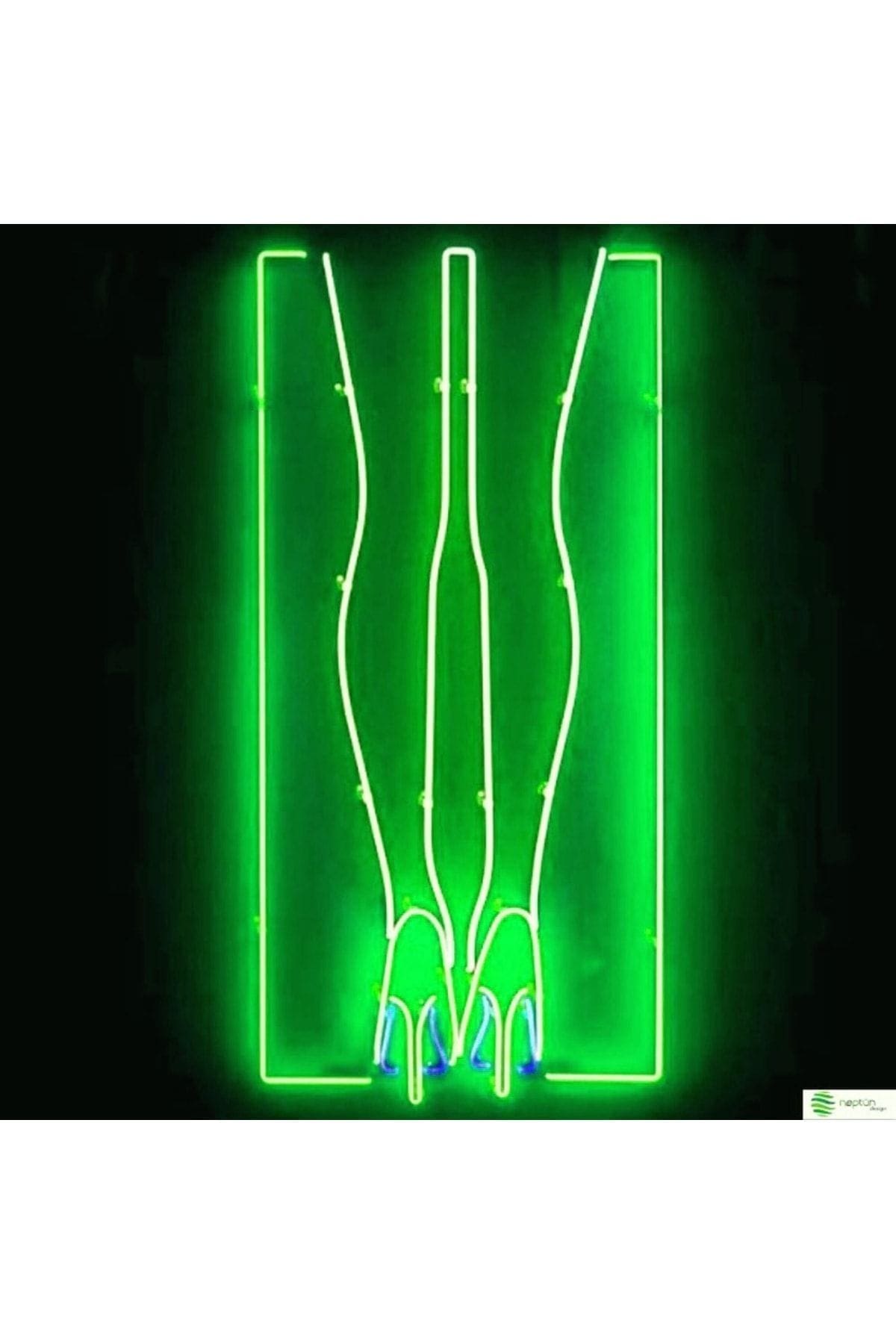 1_org_zoom Woman Neon Led Tabela (70x30cm) - Görsel 1