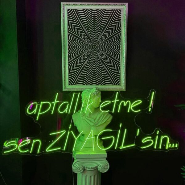 Sen Ziyagilsin Neon Led Tabela Kafe Neon Dekor(85x30cm)