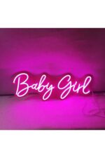 Baby Girl Yazılı Neon Tabela Dekoratif Aydınlatma