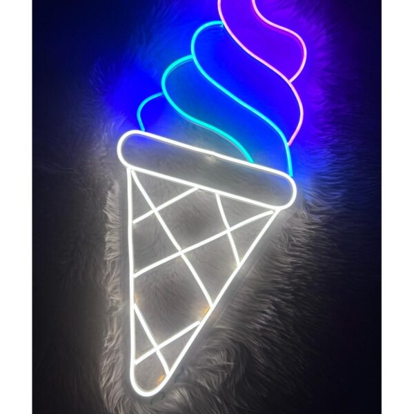 dondurma neon led tabela(70x30cm)