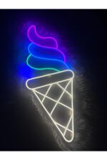 dondurma neon led tabela(70x30cm) - Görsel 2
