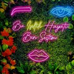 Bu Işıltılı Hayatı Ben Seçtim Güzellik Merkezi Kuaför Neon Tabela Set