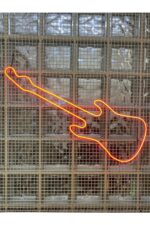 Elektro Gitar Neon Led / Neon Tasarım Duvar Tablosu / Gece Aydınlatması