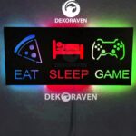 Gamer Led Işıklı Tablo