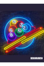 Bilardo Neon Tabela Dekoratif Aydınlatma - Görsel 2