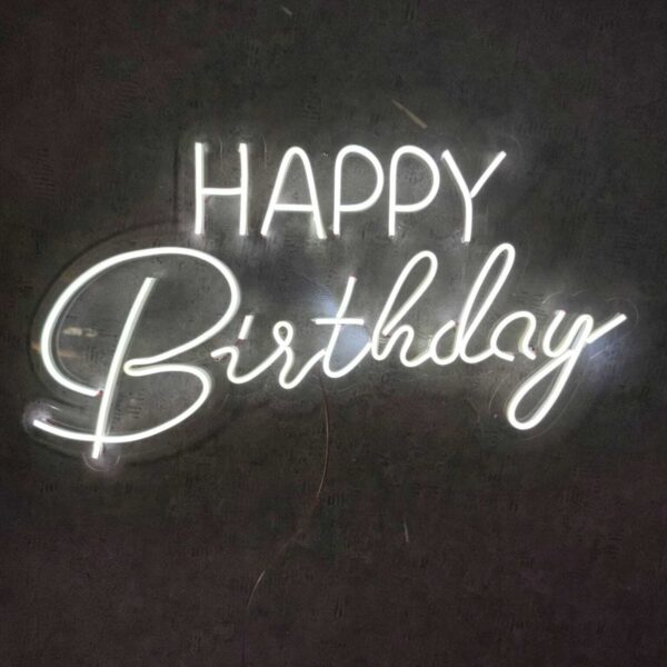Happy Birthday -doğum Günü Parti Kutlama Neon Tabela Neon Yazı Dekoratif Aydınlatma