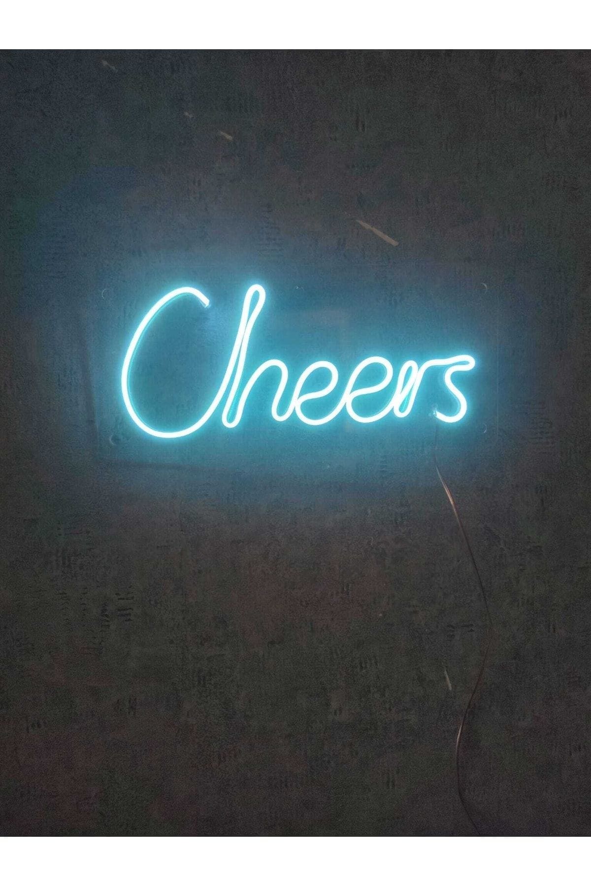 1_org_zoom Cheers Neon Tabela Neon Yazı Dekoratif Aydınlatma - Görsel 1