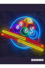 Bilardo Neon Tabela Dekoratif Aydınlatma - Görsel 3