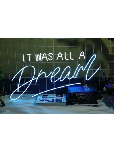 It Wall All A Dream Neon Tabela Neon Yazı Dekoratif Aydınlatma