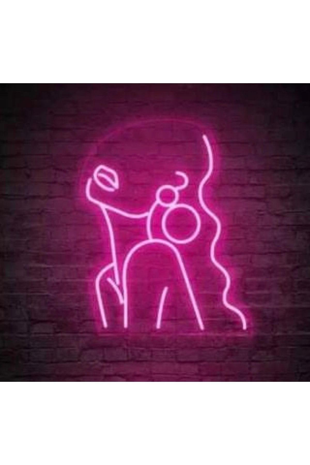 1_org_zoom Kadın Figürü Neon Led - Görsel 1