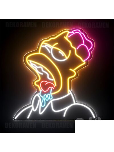 Homer Simpson Neon Tabela Dekoratif Aydınlatma