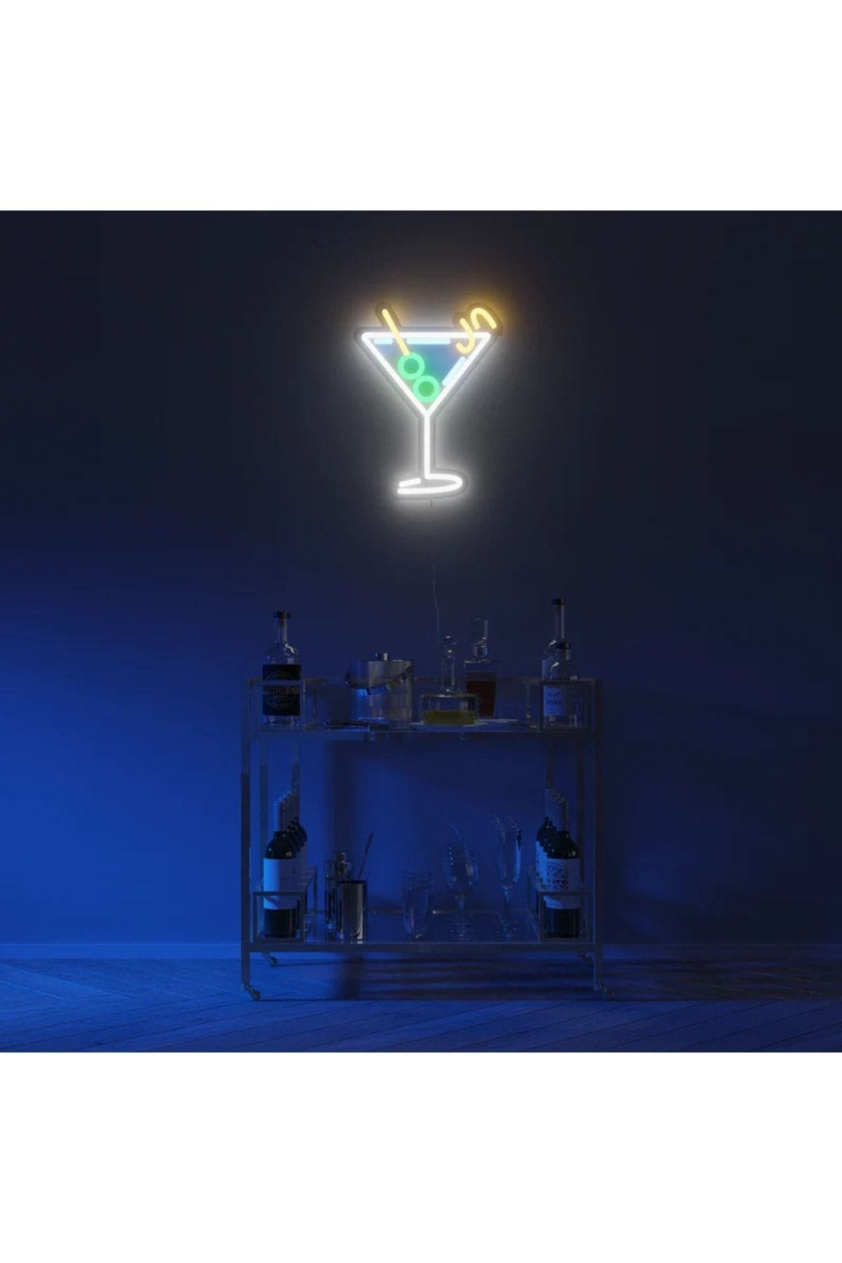 1_org_zoom Kokteyl Neon Tabela Neon Yazı Dekoratif Aydınlatma Ve Gece Lambası - Görsel 1